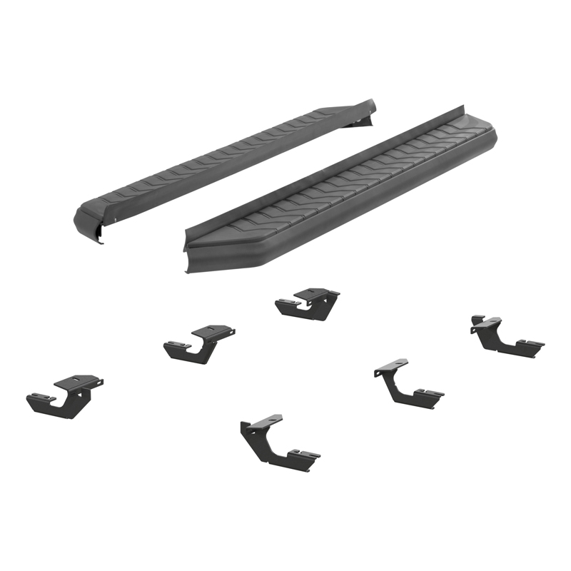 ARIES | AeroTread 5" x 73" Black Stainless Running Boards - Durango 3.6L / 5.7L / 6.4L 2011-2018