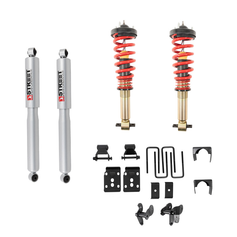 Belltech | Complete Kit Inc. Height Adjustable Front Coilovers - F-150 2021-2023