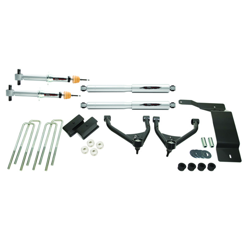 Belltech | 4" Lift Kit Inc. Front and Rear Trail Performance Struts/Shocks - Silverado / Sierra 1500 2016-2018
