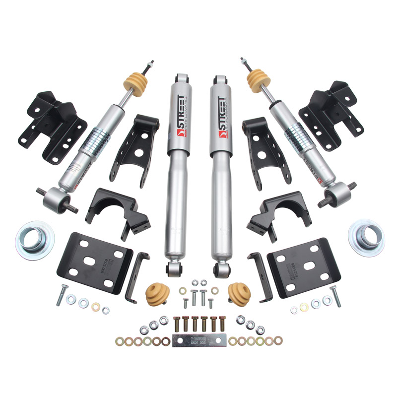Belltech | Front And Rear Complete Kit W/ Street Performance Shocks - Silverado / Sierra 1500 2014-2018