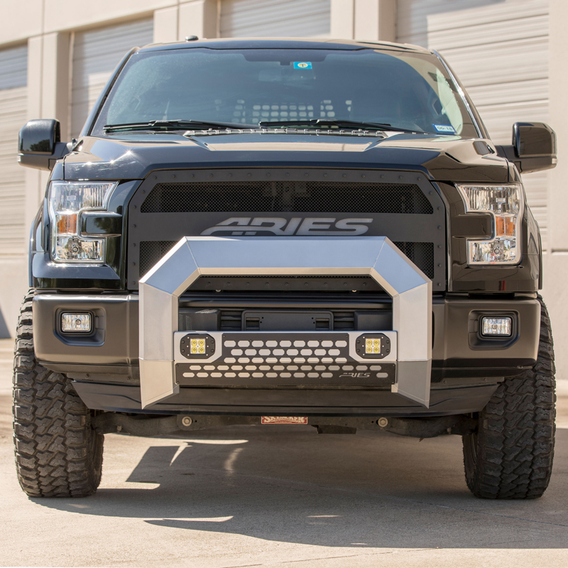 ARIES | AdvantEDGE 5-1/2" Chrome Aluminum Bull Bar with Lights - Ram 1500 / Classic 2009-2022