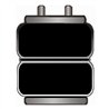 Firestone Ride-Rite | Ride-Rite Replacement Bellows - 268C 1/4 OFF 2BT BN