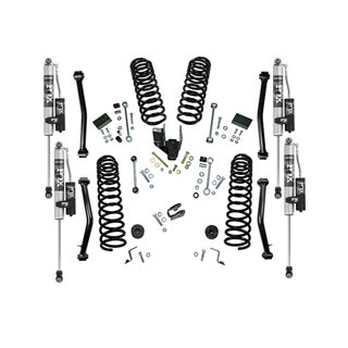 Superlift | 4" Dual Rate Coil Lift Kit w/ Fox 2.0 Res Shocks - 18-23 Wrangler JL 4WD - 2Dr
