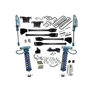 Superlift | 4" Lift Kit - 11-16 F250/F350 4WD w/ 4-Link Conversion & King Clvrs/Shocks