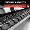 ARIES | AdvantEDGE 5-1/2" x 91" Black Aluminum Side Bars - Chevrolet / GMC 2019-2023 ARIES Step Bars