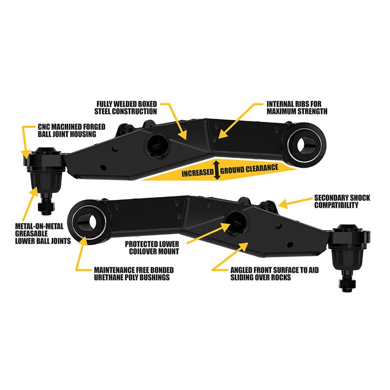 ICON | 05-23 TACOMA LOWER CONTROL ARMS - Tacoma 2.7L / 3.5L / 4.0L 2005-2023