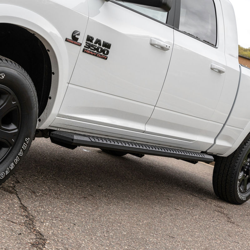 ARIES | AdvantEDGE 5-1/2" x 91" Black Aluminum Side Bars - Ram 2500 / 3500 2009-2022