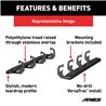 ARIES | AscentStep 5-1/2" x 75" Black Steel Running Boards - F-250 / F-350 2000-2016 ARIES Step Bars
