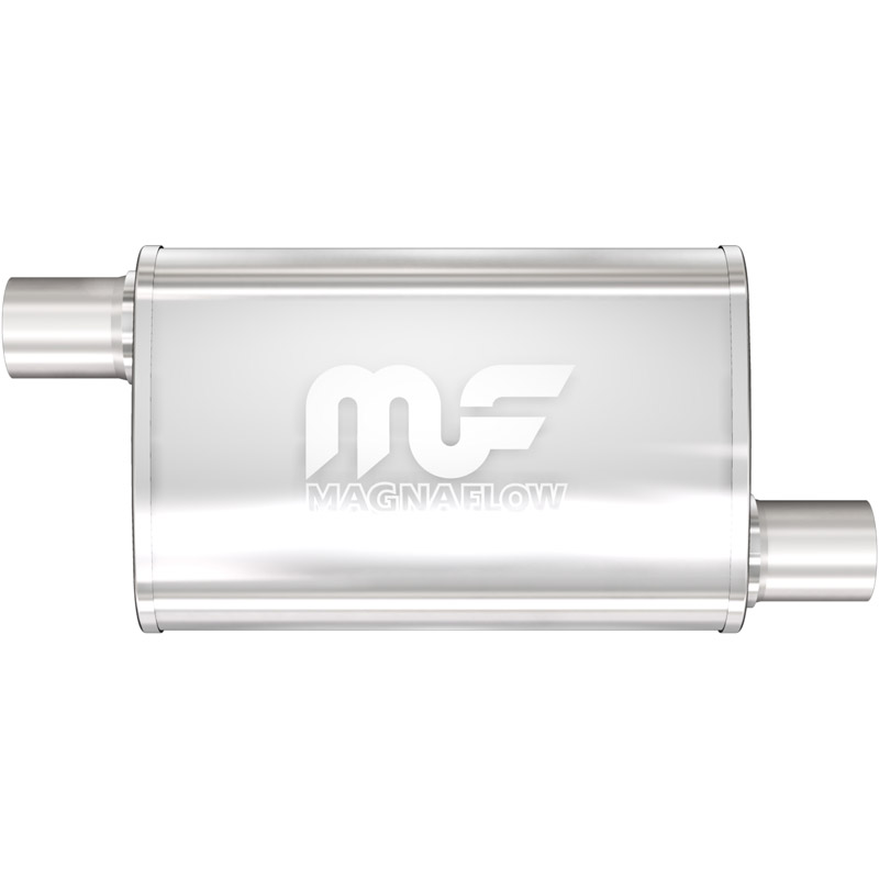 Magnaflow | Straight-Through Performance Muffler 3in. Offset/Offset 4x14x9 Body