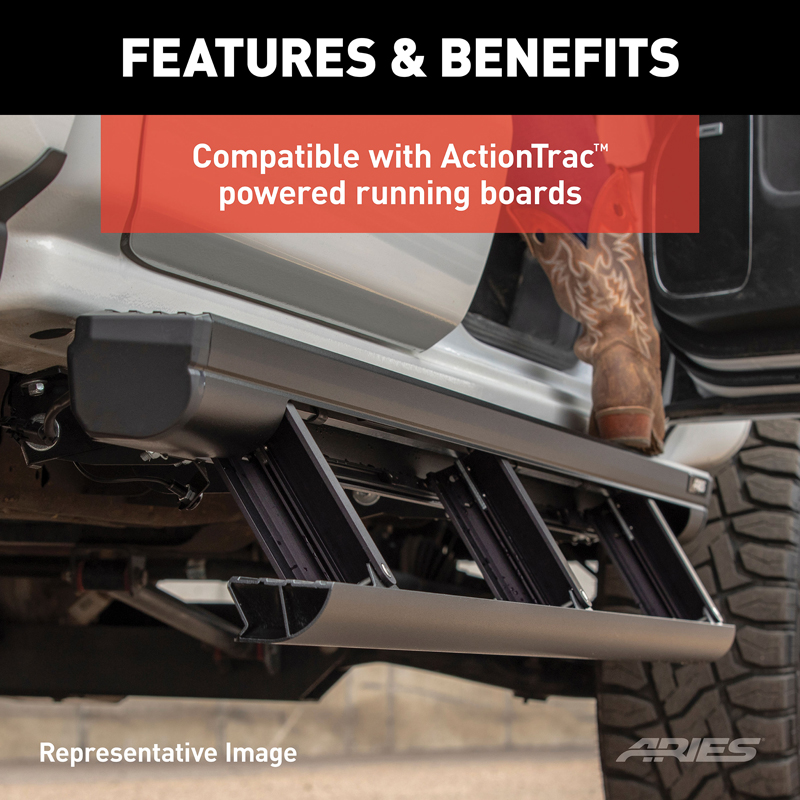 ARIES | Mounting Brackets for ActionTrac - Chevrolet / GMC 2019-2023 ARIES Step Bars