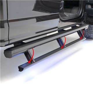 ARIES | ActionTrac 83.6" Powered Running Boards - Ram 2500 / 3500 2010-2022