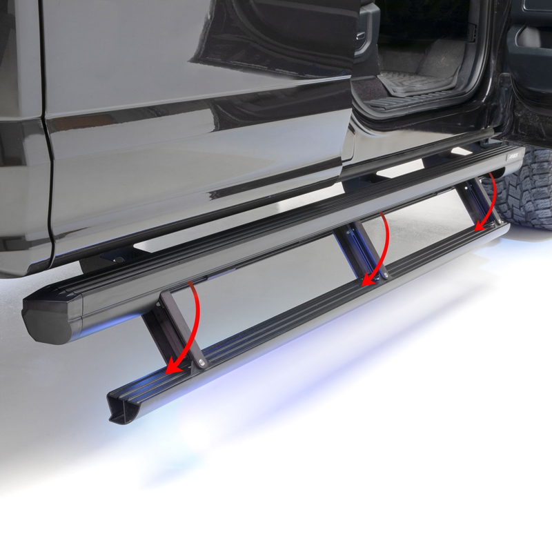 ARIES | ActionTrac 87.6" Powered Running Boards - Ram 1500 2019-2022