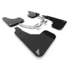 RallyArmor | Black UR Mud Flap Silver Battery Logo - Ioniq 5 2025 RallyArmor Mud Flaps