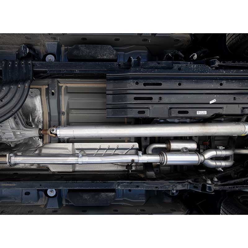 MBRP | 3in. Cat-Back. 2.5in. Dual Split Rear Exit. T304, CF. - Ram 1500 3.0T 2025