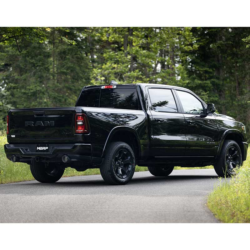 MBRP | 3in. Cat-Back. 2.5in. Dual Split Rear Exit. T304, CF. - Ram 1500 3.0T 2025