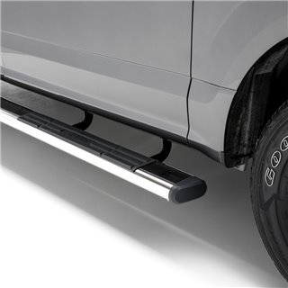 ARIES | 6" x 53" Polished Stainless Oval Side Bars - Tundra 2007-2017