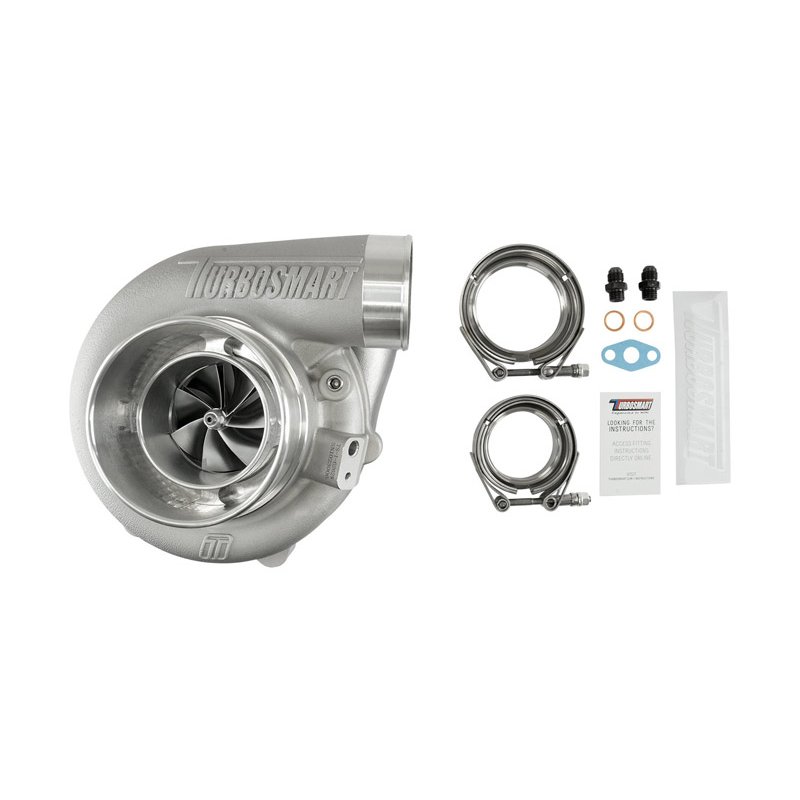 TurboSmart | TS-2 Turbocharger (Water Cooled) 6262 V-Band 0.82AR Externally Wastegated