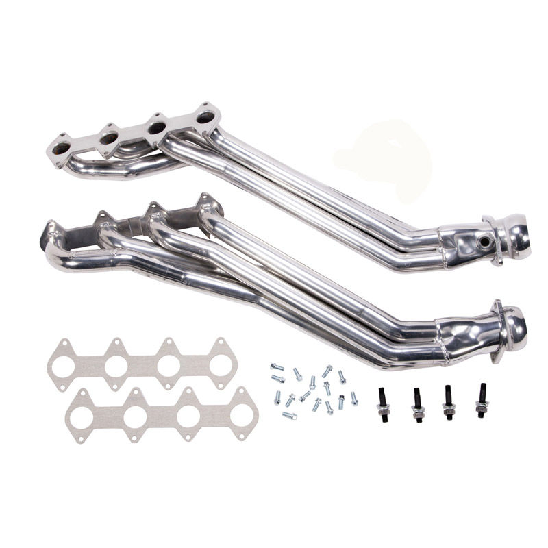 BBK Performance | 1-5/8 LONG TUBE EXHAUST HEADERS (POLISHED SILVER CERAMIC) - Mustang 4.6L 2005-2010