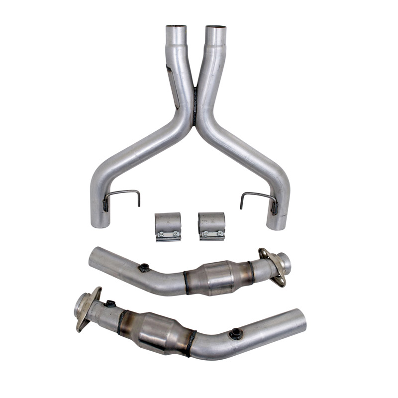 BBK Performance | 2-3/4 FULL X PIPE W/CONVERTERS - Mustang 4.6L 2005-2010