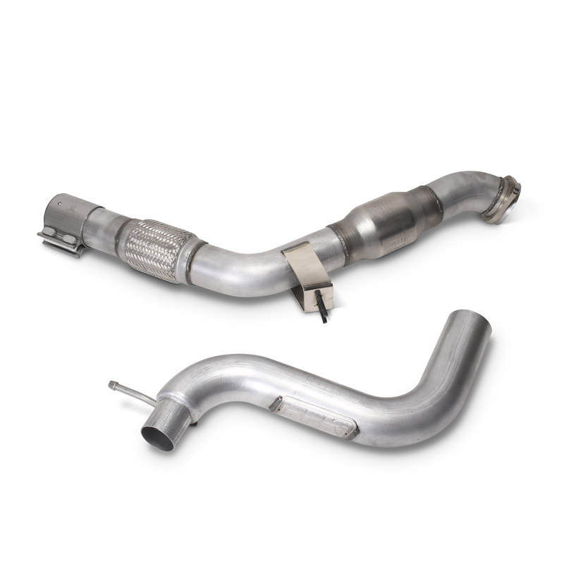 BBK Performance | 3" HIGH FLOW CATTED DOWN PIPE - Mustang EcoBoost / EcoBoost Premium 2.3T 2015-2017