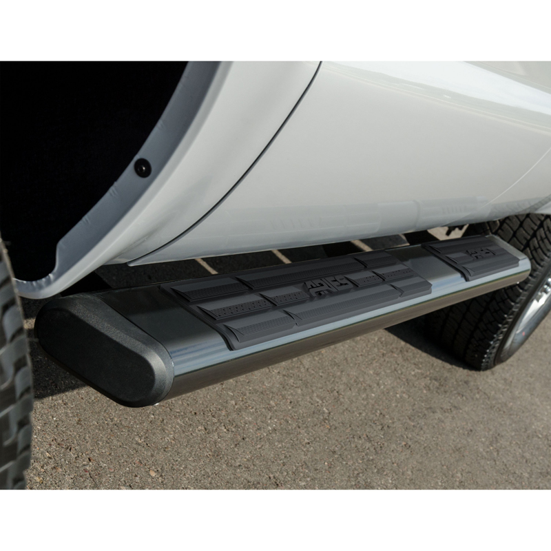 ARIES | 6" x 85" Black Aluminum Oval Side Bars - F-250 / F-350 2000-2016