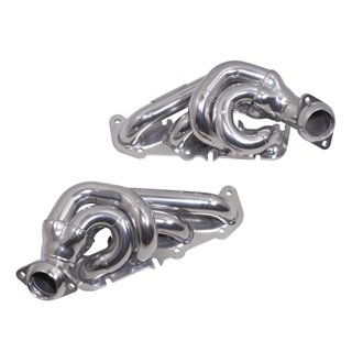 BBK Performance | 1-3/4 SHORTY EXHAUST HEADERS (SILVER CERAMIC) - F-150 5.0L 2011-2014
