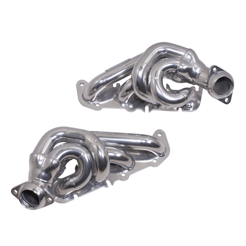 BBK Performance | 1-3/4 SHORTY EXHAUST HEADERS (SILVER CERAMIC) - F-150 5.0L 2011-2014