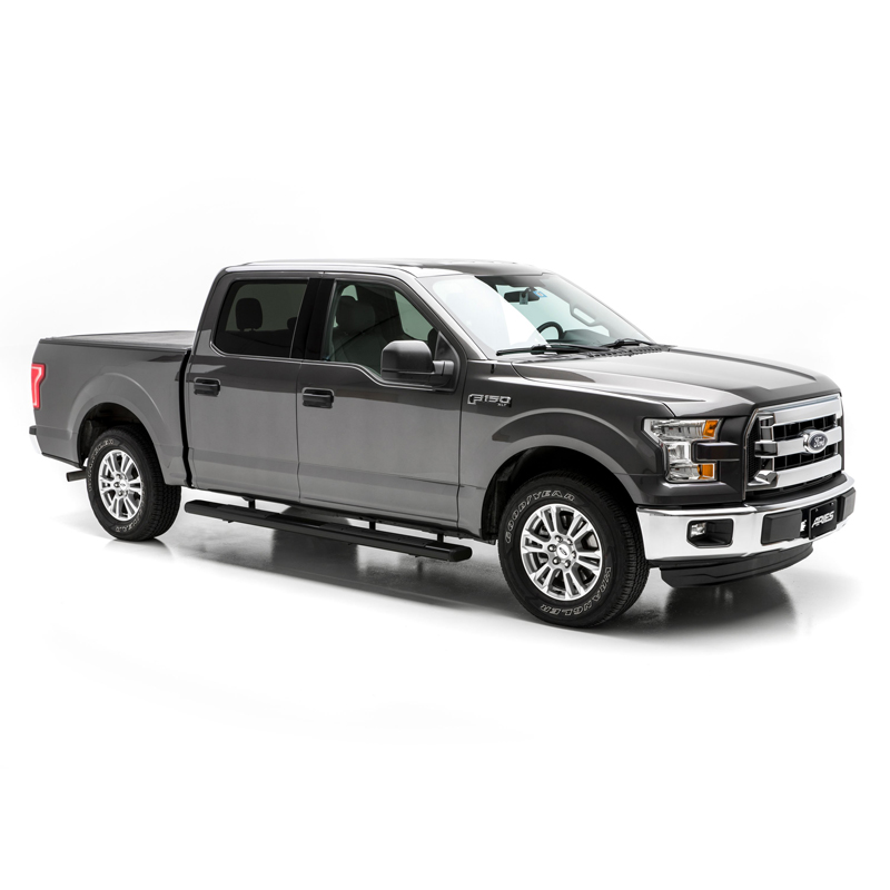 ARIES | 6" x 91" Black Aluminum Oval Side Bars - F-250 / F-350 2000-2016