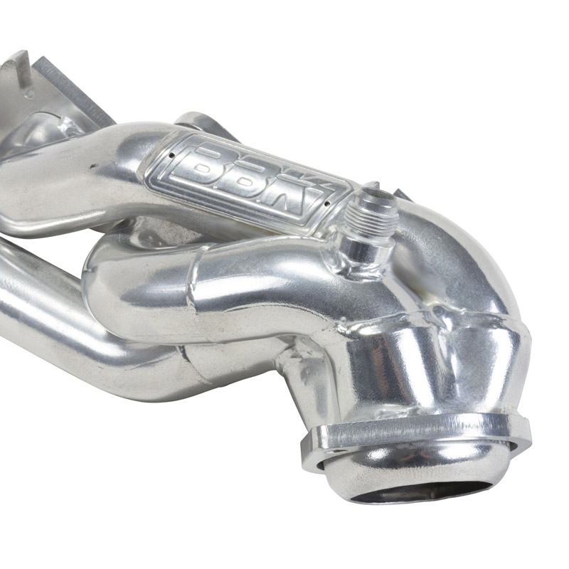 BBK Performance | 1-5/8 SHORTY HEADERS (POL SILVER CERAMIC) - Expedition / F-150 4.6L 2000-2003