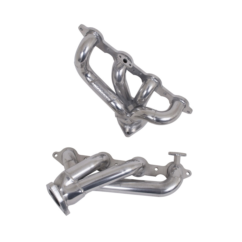 BBK Performance | 1-3/4 SHORTY HEADERS (POLISHED SILVER CERAMIC) - Camaro / Firebird 5.7L 2001-2002