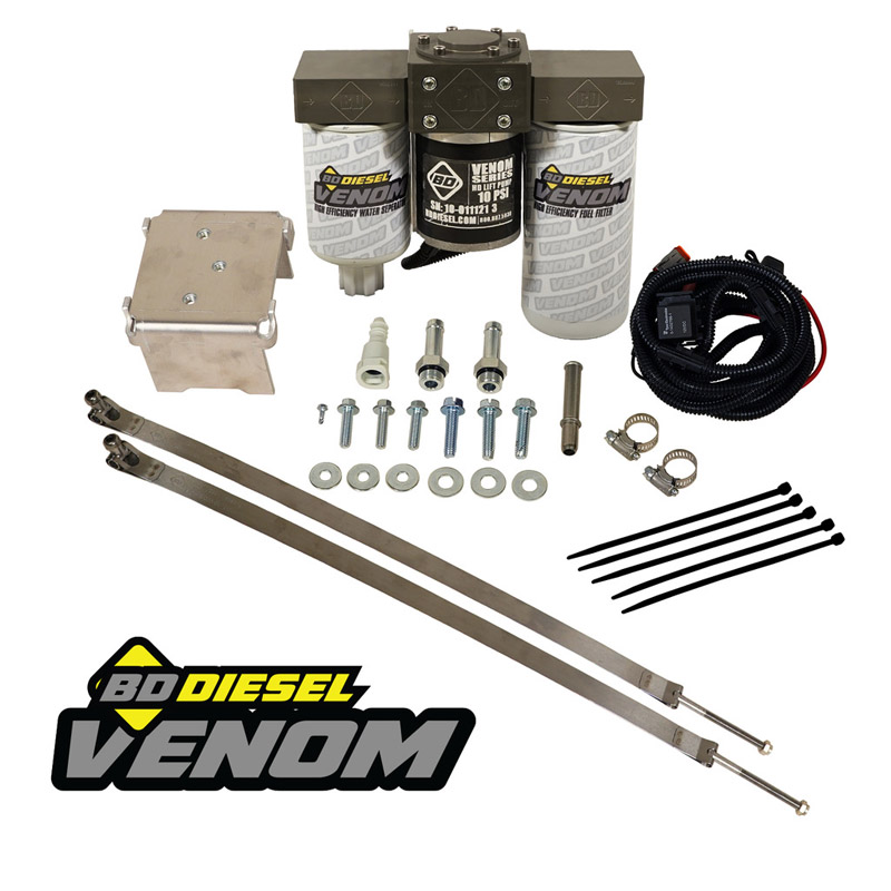 BD Diesel | BD Venom Fuel Lift Pump c/w Filter & Separator - Silverado / Sierra 2500 HD / 3500 HD 6.6L 2001-2010