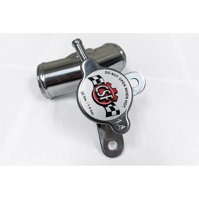 CSF | All-Aluminum Filler Neck w/1.4 bar High Pressure Radiator Cap - FR-S / BRZ / 86 / GR86 2.0L / 2.4L 2013-2024