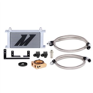 Mishimoto | Thermostatic Oil Cooler Kit, fits 2019+ Mazda Miata ND2, Silver - MX-5 Miata 2.0L 2019-2023