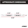 ARIES | 3" Round Polished Stainless Side Bars - F-150 / Heritage 2000-2004 ARIES Step Bars