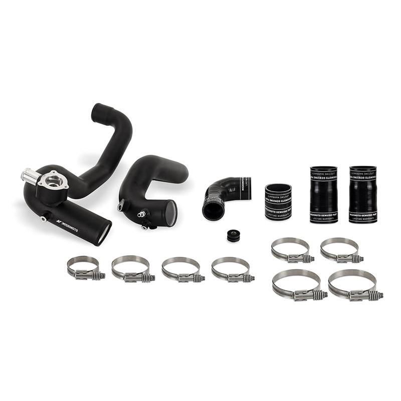 Mishimoto | High-Mount Intercooler Pipe Upgrade Kit, Fits Ford Bronco 2.3L 2021+, Black - Bronco 2.3T 2021-2023
