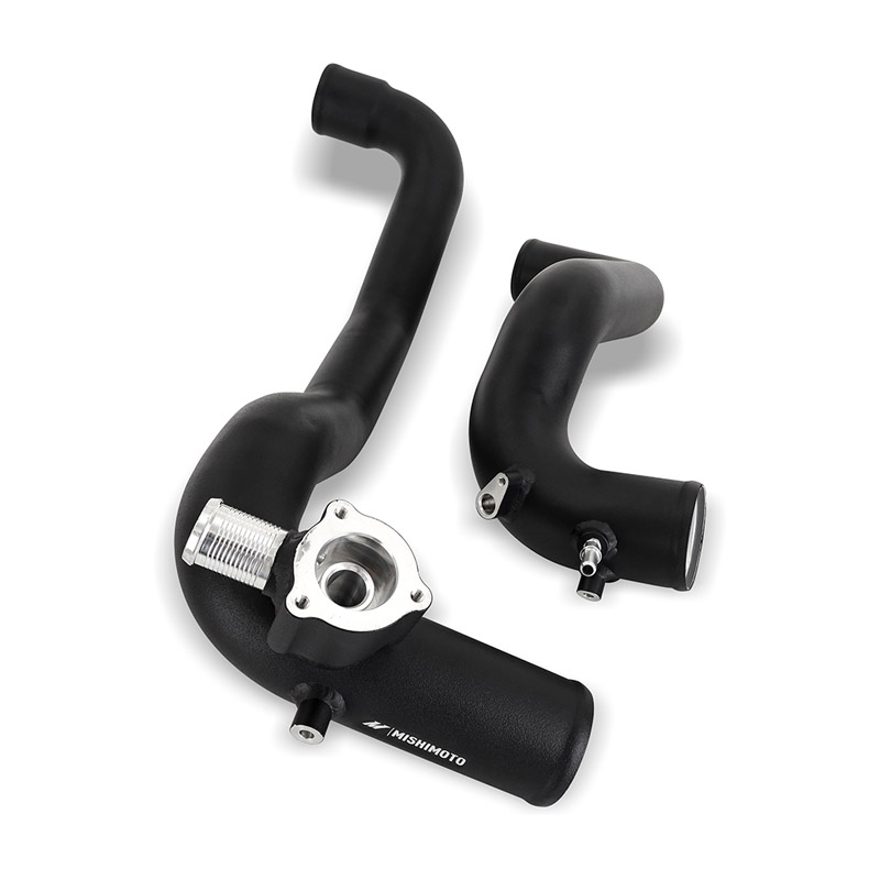 Mishimoto | High-Mount Intercooler Pipe Upgrade Kit, Fits Ford Bronco 2.3L 2021+, Black - Bronco 2.3T 2021-2023