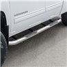 ARIES | 3" Round Polished Stainless Side Bars - Chevrolet / GMC 2001-2014 ARIES Step Bars