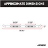 ARIES | 3" Round Polished Stainless Side Bars - Titan / XD 5.6L / 5.0L 2004-2022 ARIES Step Bars