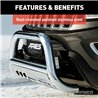 ARIES | 3" Polished Stainless Bull Bar - Tacoma 2.7L / 4.0L 2005-2015