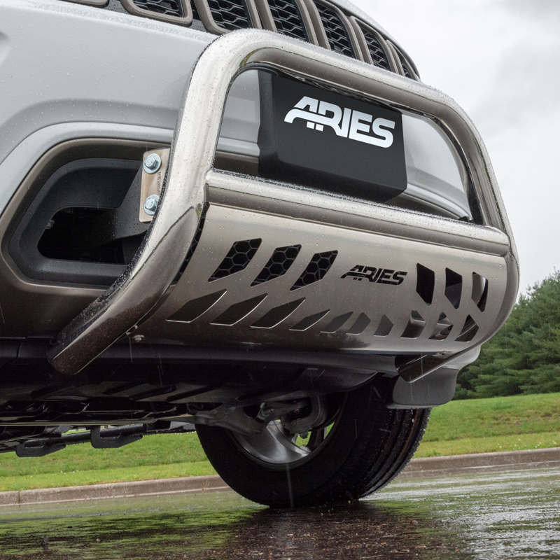 ARIES | 3" Polished Stainless Bull Bar - Chevrolet / GMC 2000-2007