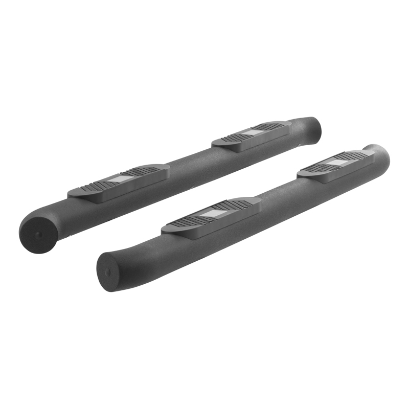 ARIES | Big Step 4" Black Aluminum Round Side Bars - Tacoma 2.7L / 3.5L / 4.0L 2005-2022