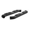 ARIES | Big Step 4" Black Aluminum Round Side Bars - Chevrolet / GMC 2007-2019