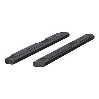 ARIES | 6" x 75" Black Aluminum Oval Side Bars (No Brackets) - Chevrolet / Dodge / Ford / GMC 2000-2023