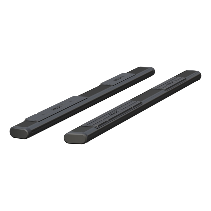 ARIES | 6" x 91" Black Aluminum Oval Side Bars (No Brackets) - Chevrolet / Dodge / Ford 2000-2023 ARIES Step Bars