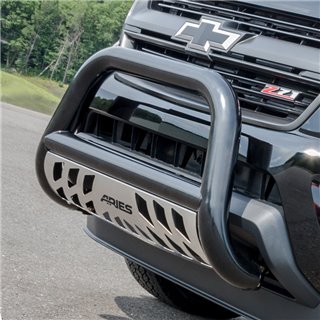 ARIES | 3" Black Steel Bull Bar - Commander / Grand Cherokee 2005-2010