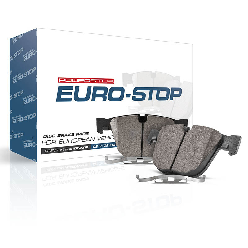 PowerStop | EuroStop Premium Disc Brake Pad & Rotor Kit - Arrière - Audi 2008-2017
