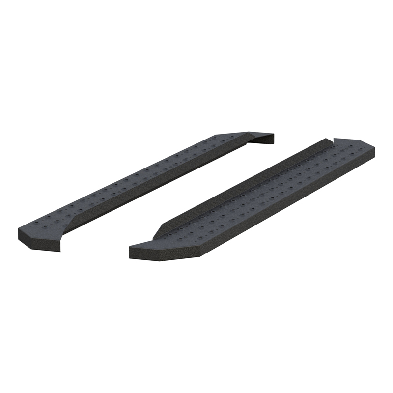 ARIES | RidgeStep 6-1/2" x 75" Black Steel Running Boards (No Brackets) - Chevrolet / Dodge / Ford / GMC 2000-2023 ARIES Step...