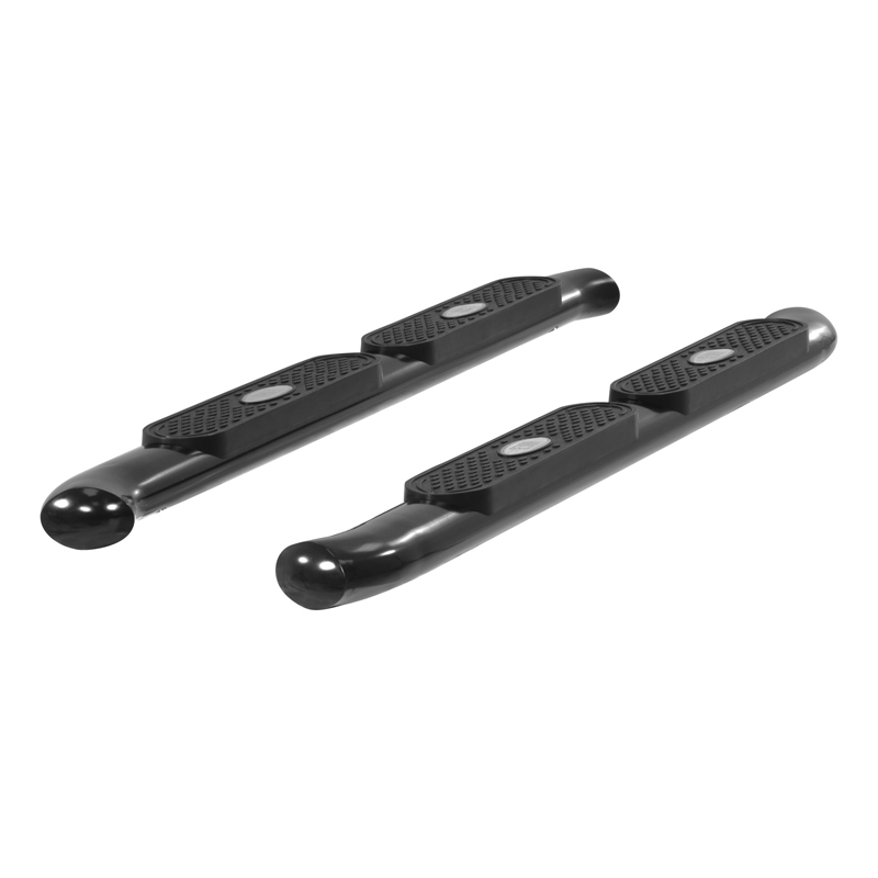 ARIES | 4" Black Steel Oval Side Bars - Tacoma 2.7L / 3.5L / 4.0L 2005-2022