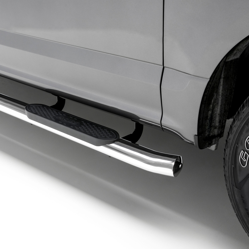ARIES | 4" Polished Stainless Oval Side Bars - Explorer 2.0T / 2.3T / 3.5L 2011-2019 ARIES Step Bars