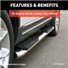 ARIES | 4" Polished Stainless Oval Side Bars - Explorer 2.0T / 2.3T / 3.5L 2011-2019 ARIES Step Bars